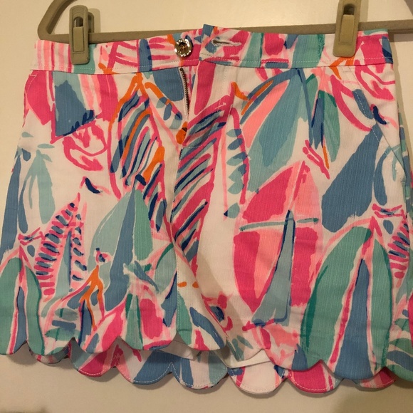 Lilly Pulitzer skort Size 2 Sailboat Print - Picture 1 of 4
